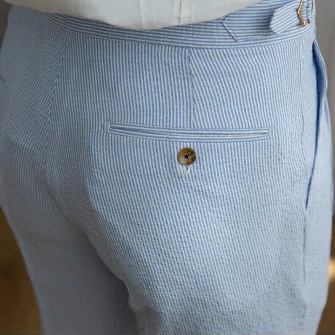 Capri Seersucker Trousers